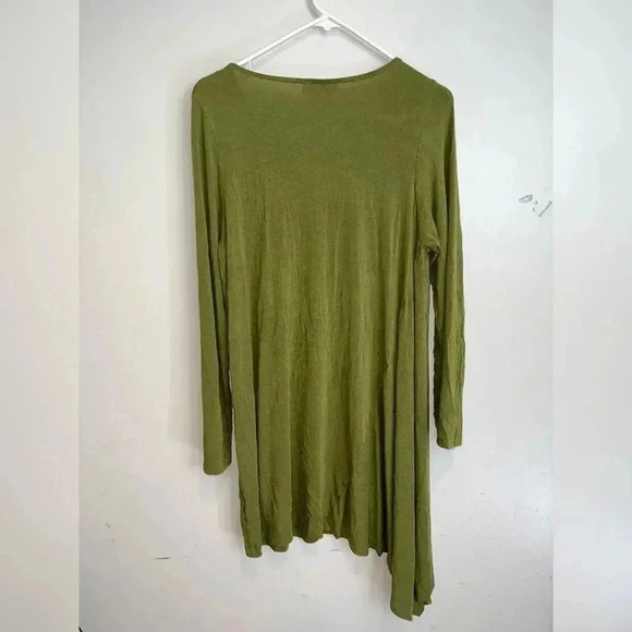 Bryn Walker Green Long Sleeve Micro Modal Blouse - Picture 5 of 5